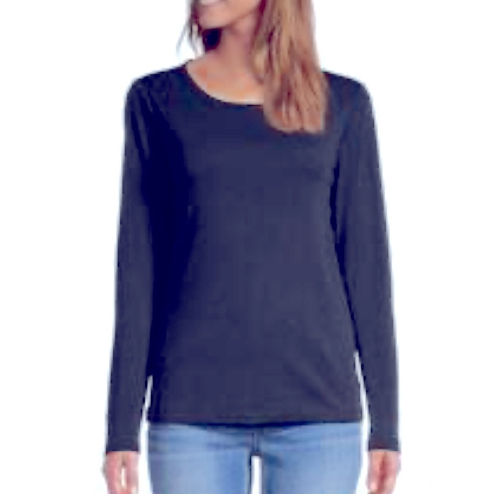 St. John’s Bay  Crew Neck Long Sleeve Blouses Size M